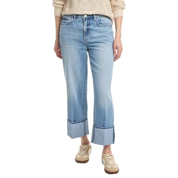 L’Agence Womens L'agence Leighton Ultra High-Rise Cuff Stovepipe Cristo Jean